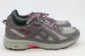 Asics Gel-venture 6 Women's Carbon/black/pink Peacock Sneakers 8.5M(ZAP12064)