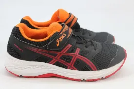 ASICS Jolt 2 PS Boy's Big Kid Black/Red/Orange Sneakers 3M(ZAP8168)