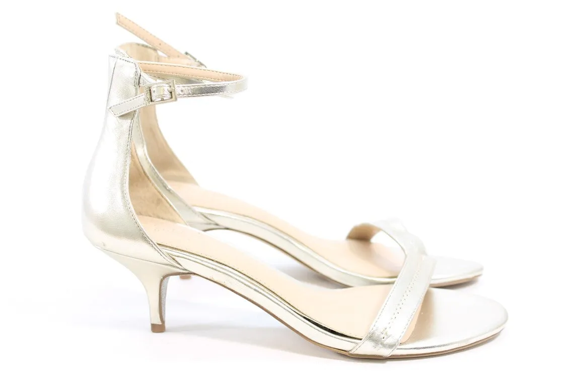 Badgley Mischka Dash Women's Gold Sandals 8M(ZAP15489)