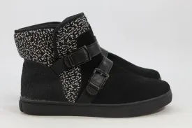 Bernie Mev Knit Frosty Women's Black Boots 9M(40EU)(ZAP13198)