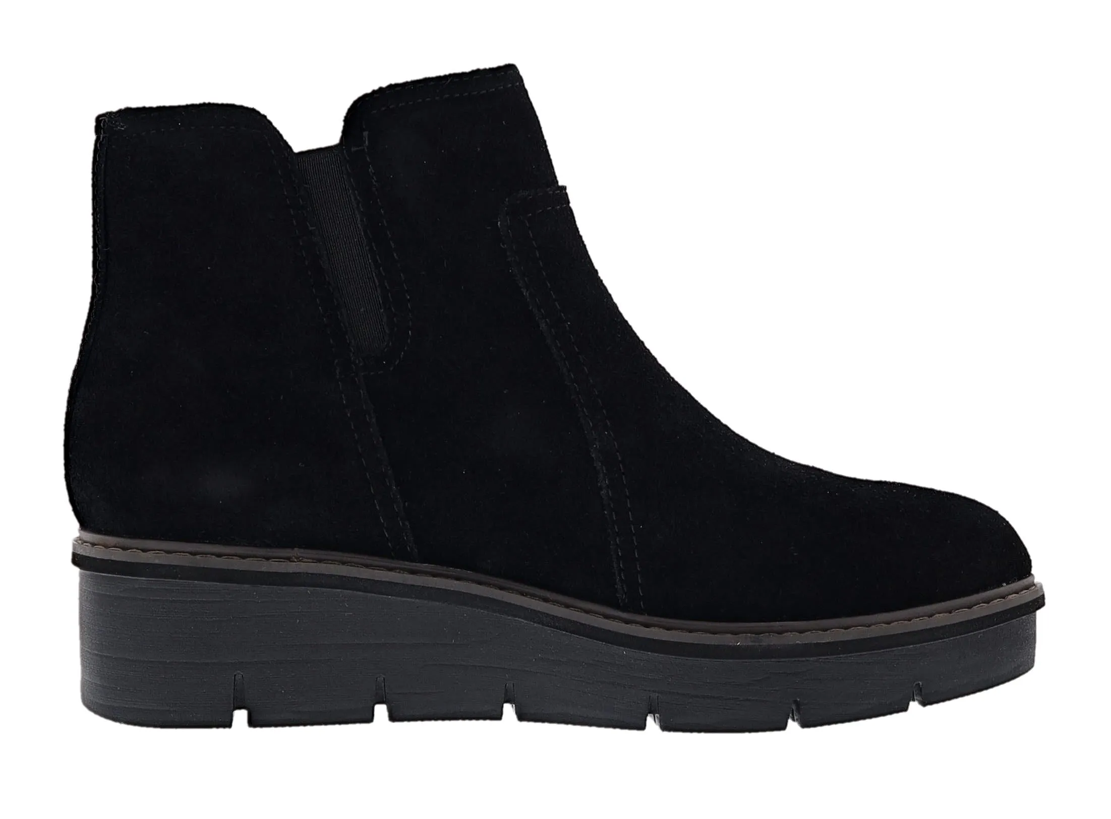 Clarks Women's Airabell Zip Chunky Wedge Booties