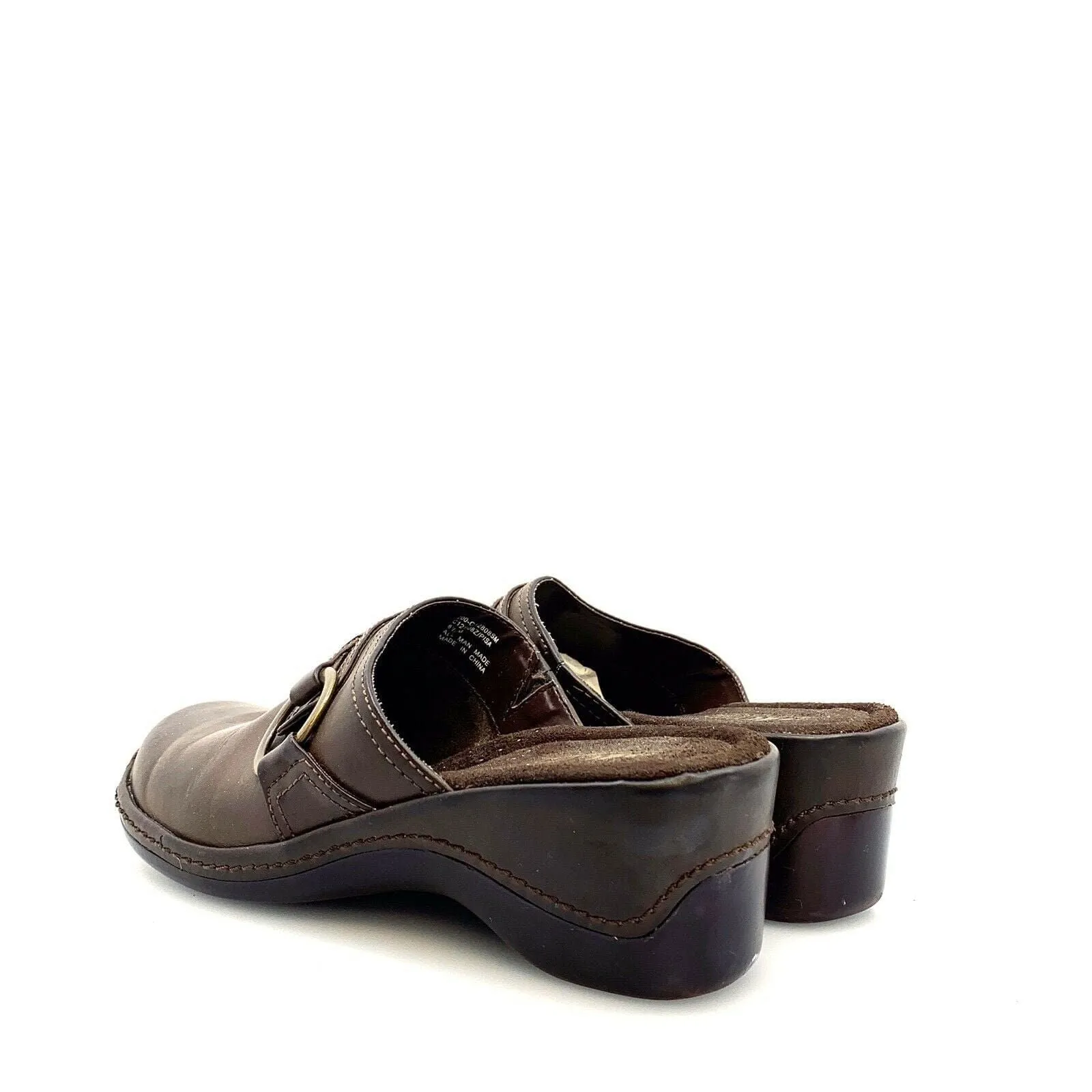 Cliffs By White Mountain Womens Pisa Mules Shoes, Brown - Size 8.5M