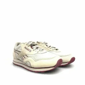 Comfortable Reebok Womens White Maroon Red Classic Athletic Shoes Sneakers Size 9