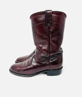 Dan Post Size 7 Oxblood Leather Shoes Boots