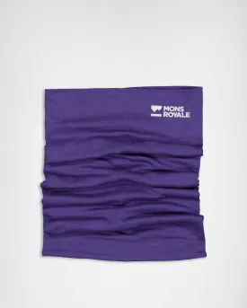 Double Up Merino Neckwarmer - Violet