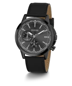 GUESS Mens Black Multi-function Watch