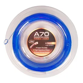 Li-Ning A 70 Badminton 200 Mtrs String Roll, Royal Blue (Made in Taiwan)