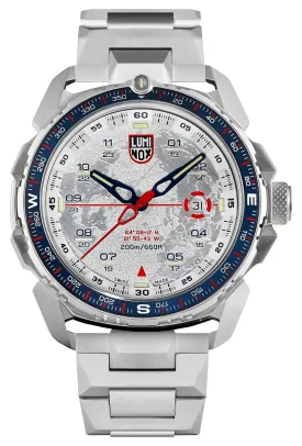 Luminox Ice-Sar Arctic Stainless Steel Silver-Tone Dial Date Divers Quartz Mens Watch XL.1207