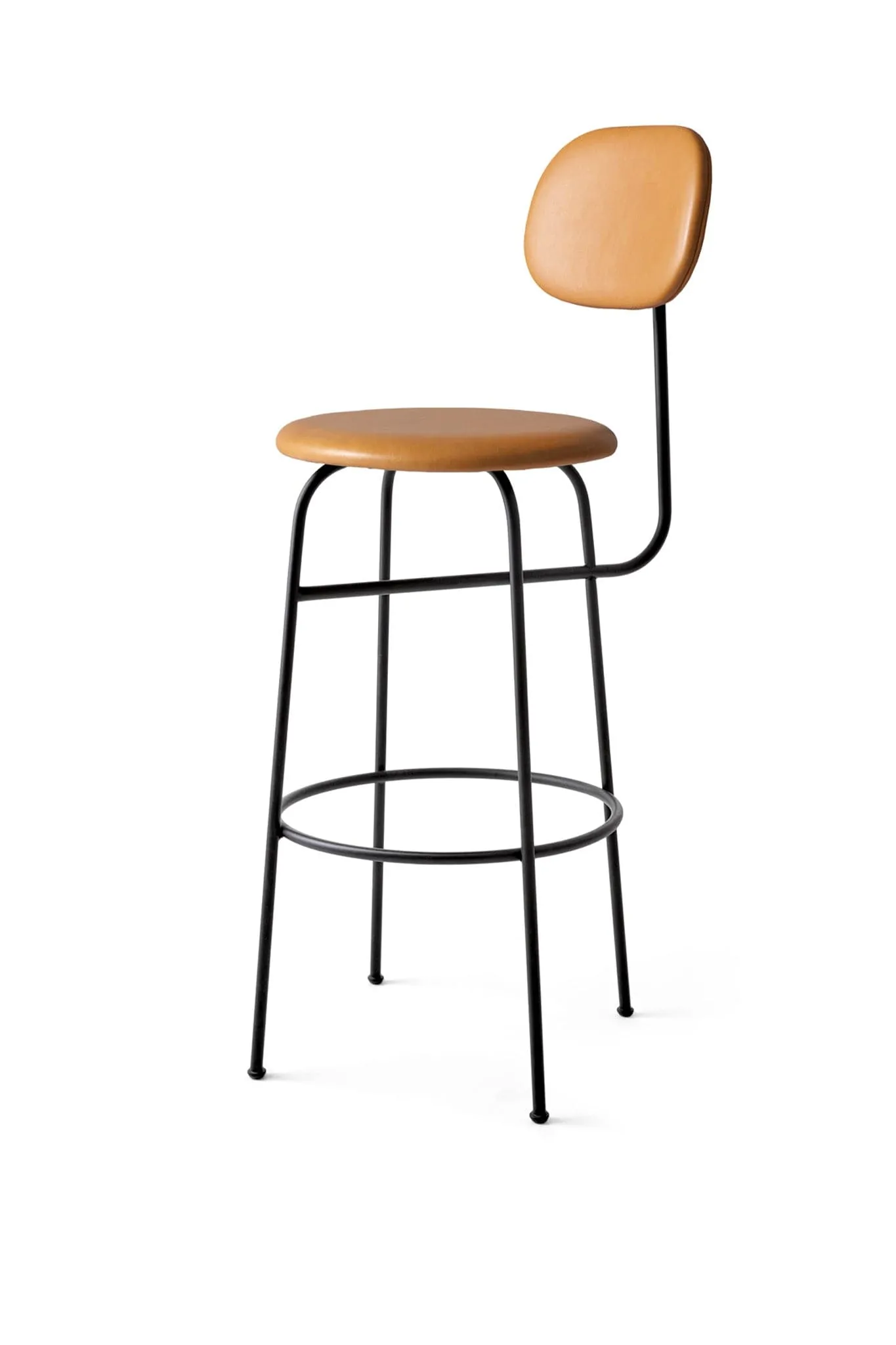 Menu Afteroom Bar Chair - Black Steel