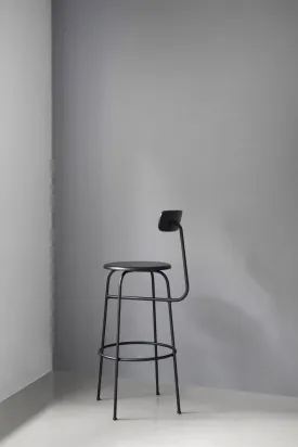 Menu Afteroom Bar Chair - Black Steel