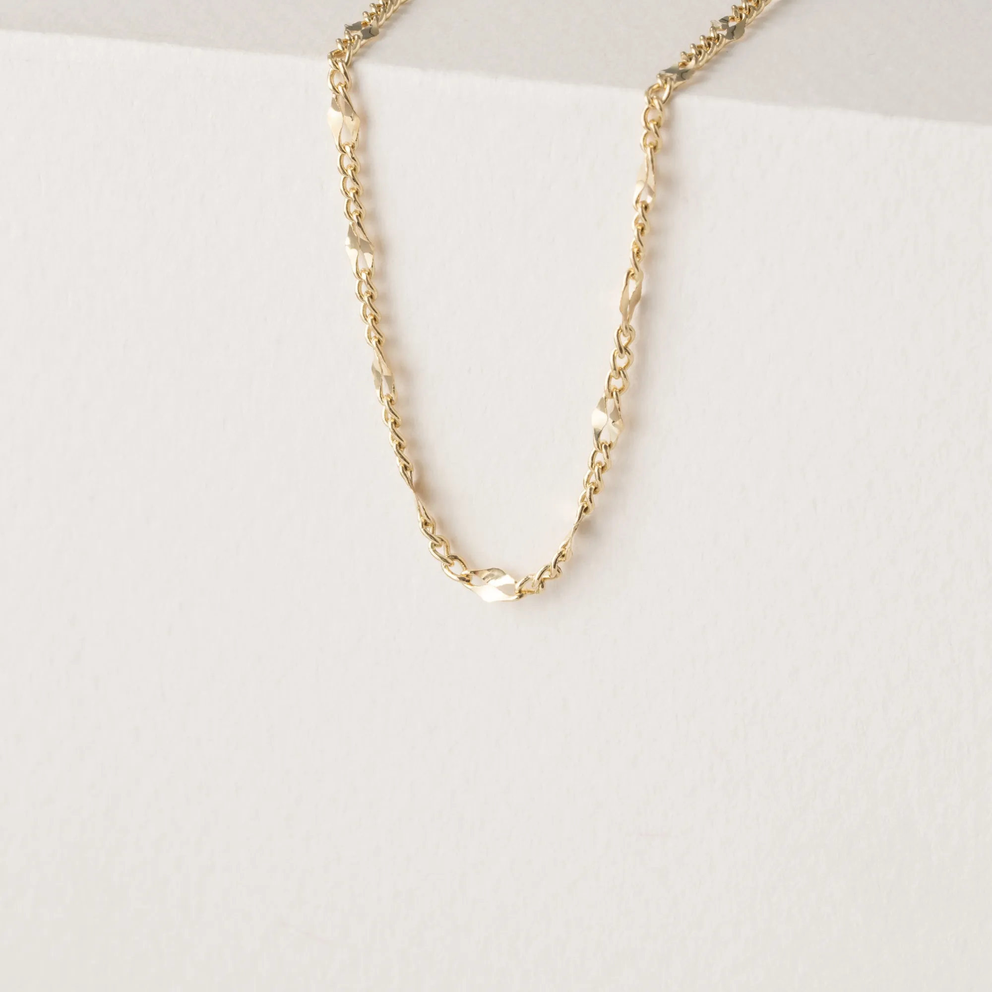 Mixed Chain Link Necklace, Gloria