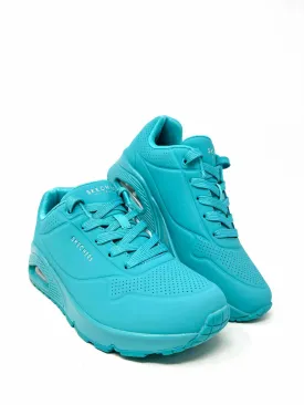 Skechers Size 6.5 Teal NEW Shoes Sneakers