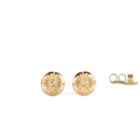 Small Lucia Vermeil Stud Earrings